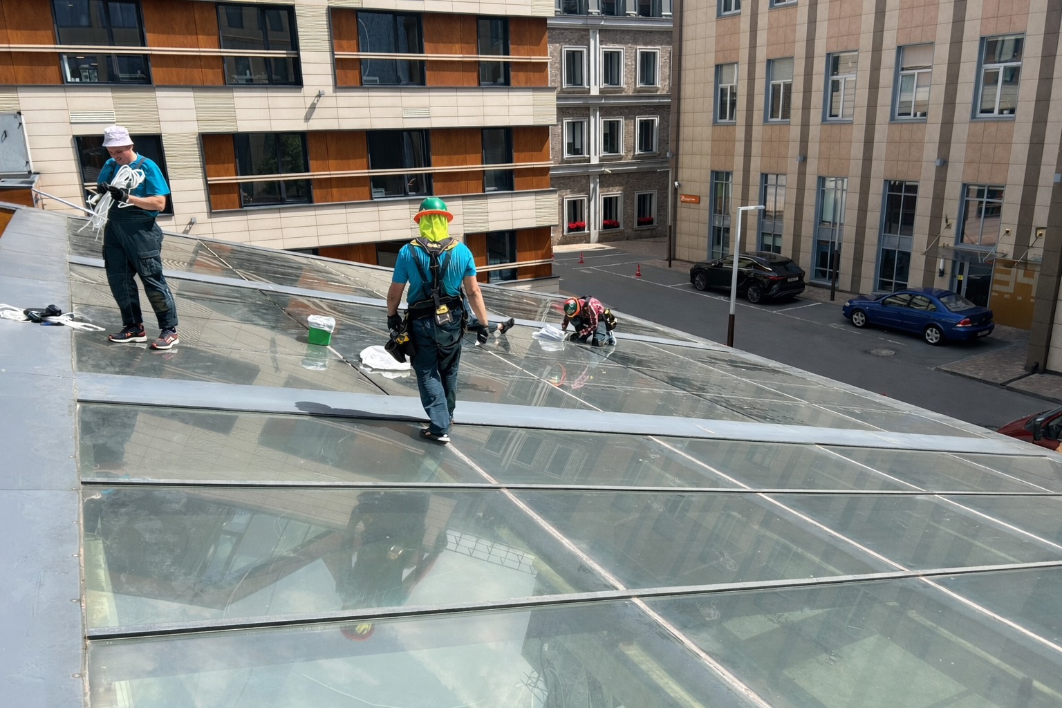 Ремонт зимнего сада в бизнес-центре